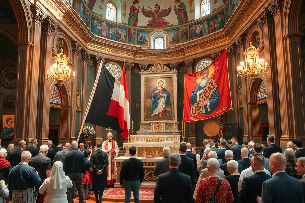 Свято-Никольский кафедральный собор провел значимое богослужение в день Великой Пасхи